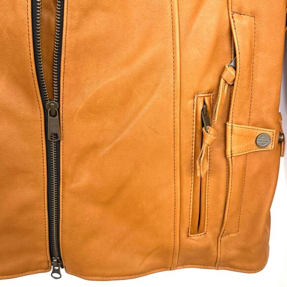 Harley-Davidson Women's Pursuit Triple Vent Leather Jacket -  97025-23VW - Picture 5 of 9